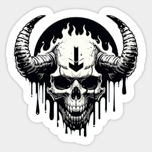 Skull #1 Sticker